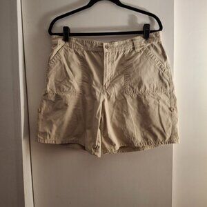 Faded Glory Women's Mandalay Brown Cotton Cargo Shorts
